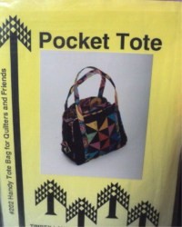 202 LARGE 7X16X14''H QUILTER/AIRLINE MULTI POCKET TOTE PATTERN